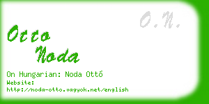 otto noda business card